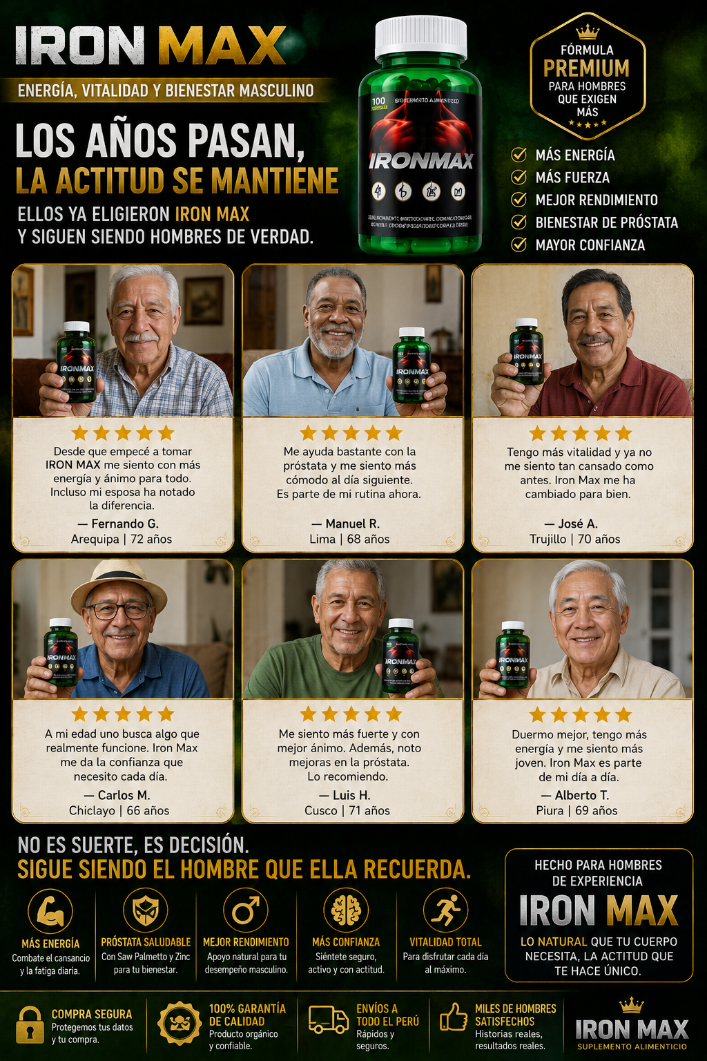 🦁 IRON MAX ALPHA FORCE — Confianza. Vitalidad. Masculinidad y Virilidad.