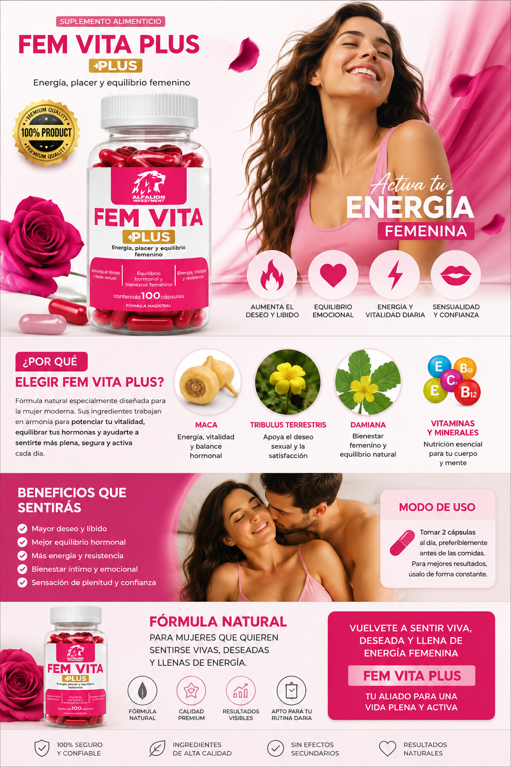🌹 FEM VITA PLUS |Vitalidad, energía y bienestar femenino en cada etapa de tu ciclo