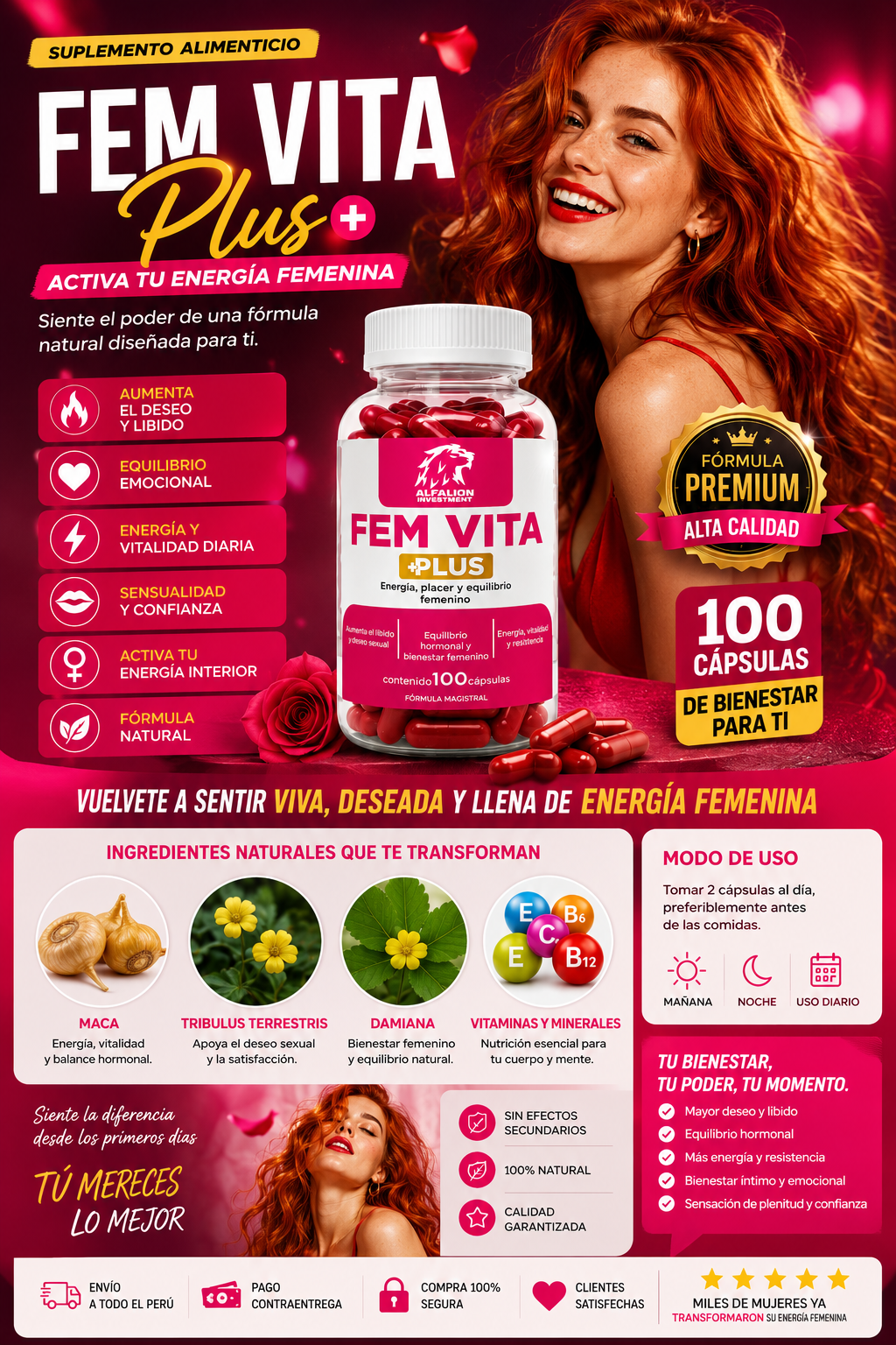 🌹 FEM VITA PLUS |Vitalidad, energía y bienestar femenino en cada etapa de tu ciclo