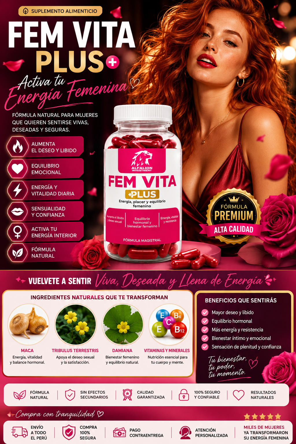 🌹 FEM VITA PLUS |Vitalidad, energía y bienestar femenino en cada etapa de tu ciclo