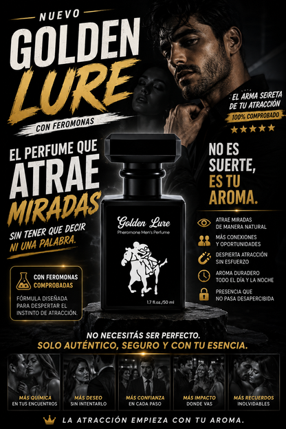 🔥 GOLDEN LURE — ACTIVA TU MODO CONQUISTA QUE TU AROMA HABLE ANTES DE QUE DIGAS UNA PALABRA.