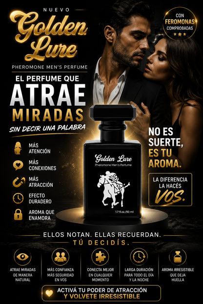 🔥 GOLDEN LURE — ACTIVA TU MODO CONQUISTA QUE TU AROMA HABLE ANTES DE QUE DIGAS UNA PALABRA.