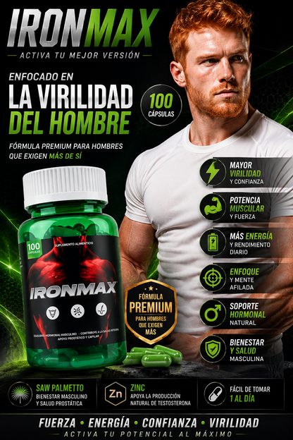 🦁 IRON MAX ALPHA FORCE — Confianza. Vitalidad. Masculinidad y Virilidad.