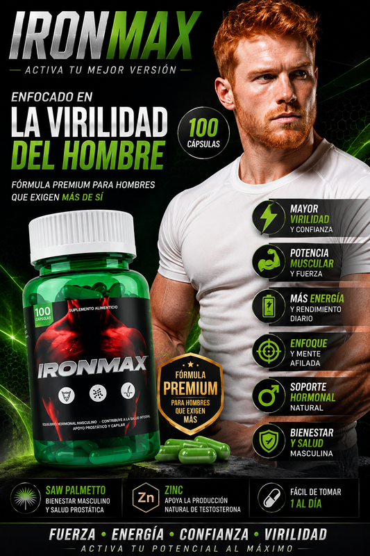 🦁 IRON MAX ALPHA FORCE — Confianza. Vitalidad. Masculinidad y Virilidad.