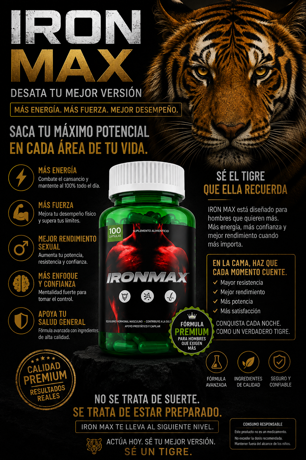 🦁 IRON MAX ALPHA FORCE — Confianza. Vitalidad. Masculinidad y Virilidad.
