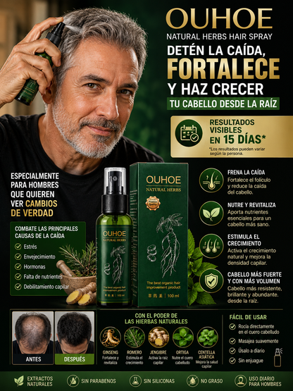 🌿💚 OUHOE — DESPIERTA LA FUERZA DE TU CABELLO ✨ NUTRE LA RAÍZ. FORTALECE TU CABELLO. DALE VIDA A CADA HEBRA.