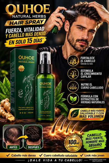 🌿💚 OUHOE — DESPIERTA LA FUERZA DE TU CABELLO ✨ NUTRE LA RAÍZ. FORTALECE TU CABELLO. DALE VIDA A CADA HEBRA.