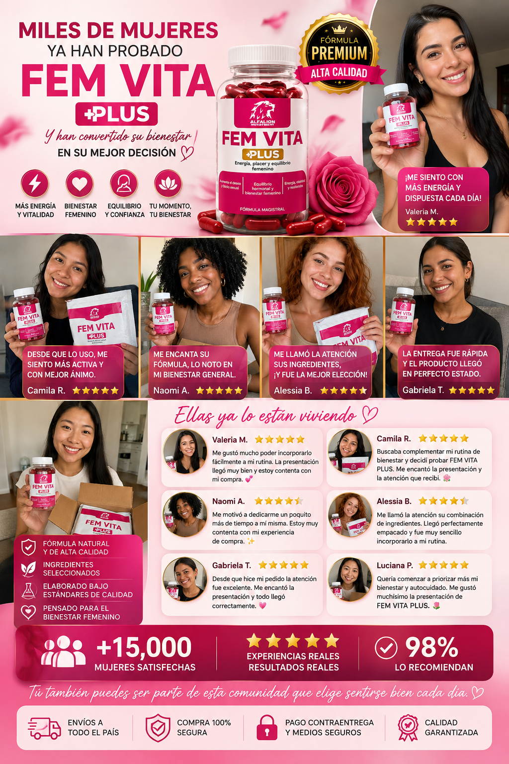 🌹 FEM VITA PLUS |Vitalidad, energía y bienestar femenino en cada etapa de tu ciclo