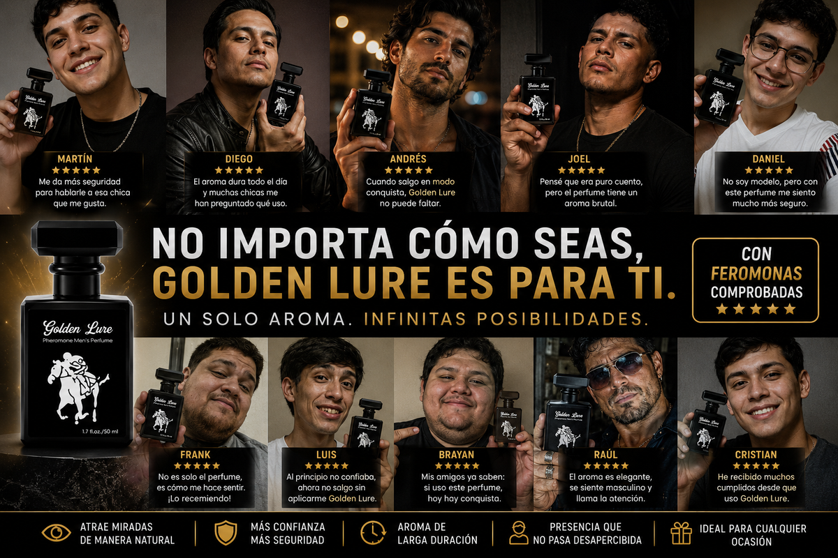 🔥 GOLDEN LURE — ACTIVA TU MODO CONQUISTA QUE TU AROMA HABLE ANTES DE QUE DIGAS UNA PALABRA.