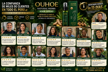 🌿💚 OUHOE — DESPIERTA LA FUERZA DE TU CABELLO ✨ NUTRE LA RAÍZ. FORTALECE TU CABELLO. DALE VIDA A CADA HEBRA.